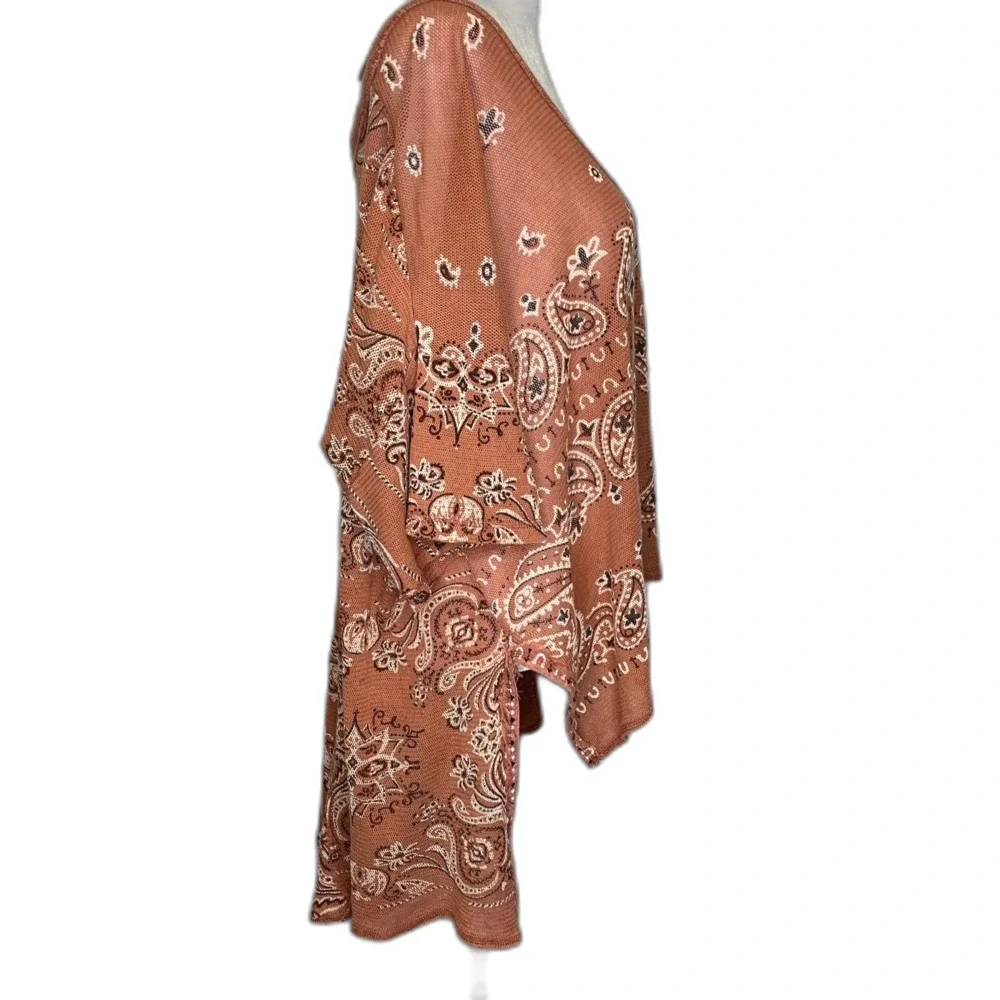 Womens Free People No Matter What Tunic Western‎ Cowgirl Oversized Boho Summer